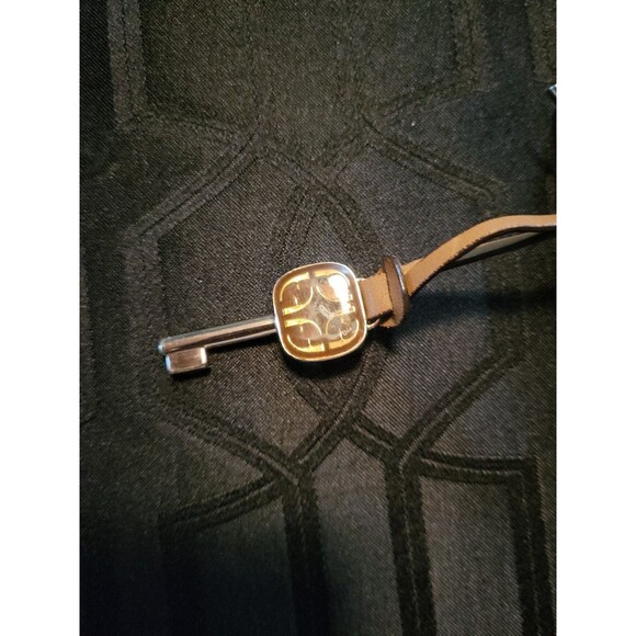 FOSSIL Monogram Boat Purse Shoulder Hand Bag Brown Women's Small Leather - Picture 8 of 15